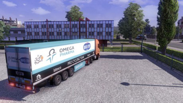 Omega Pharma Quick Step trailer 