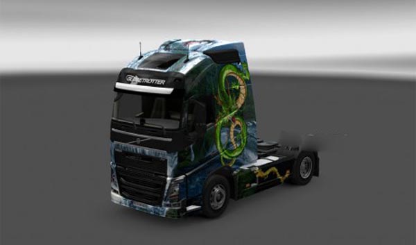 Chines Dragon skin for Volvo FH 